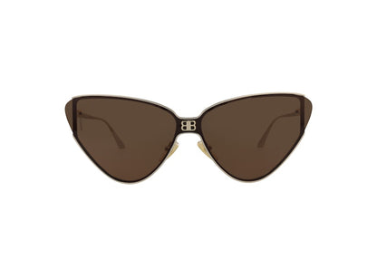 Balenciaga Cat Eye Sunglasses Gold/Brown (BB0191S-30011959-002)
