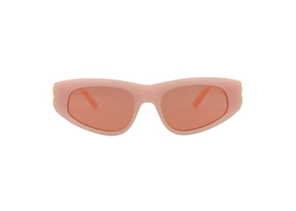 Balenciaga Cat Eye Sunglasses Pink/Gold/Red (BB0095S-30008868-003)