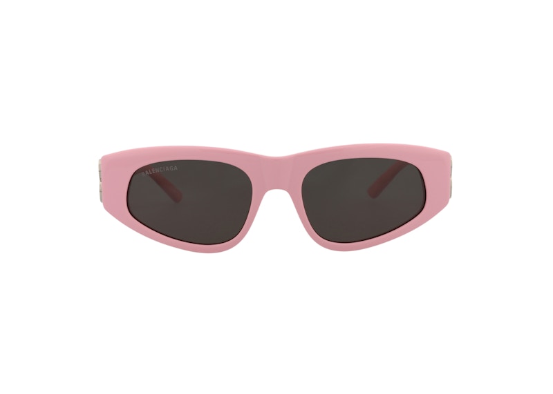 Balenciaga Cat Eye Sunglasses Pink/Silver/Grey (BB0095S-30008868-013)