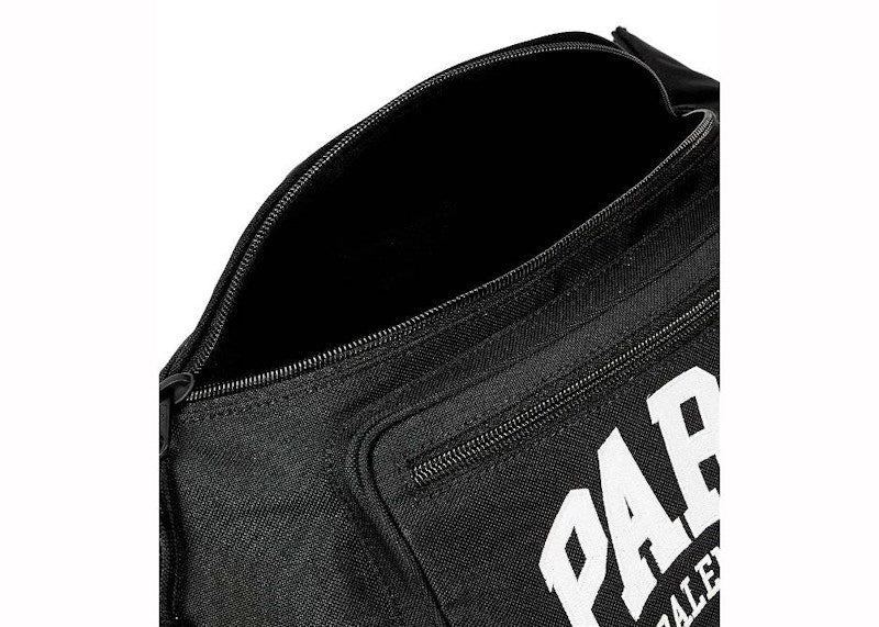 Balenciaga Cities Paris Explorer Nylon Belt Bag Black
