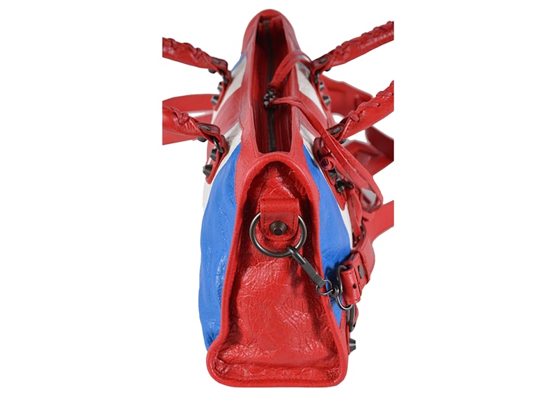 Balenciaga City Classic AJ Motorcycle Bag Small Multicolor