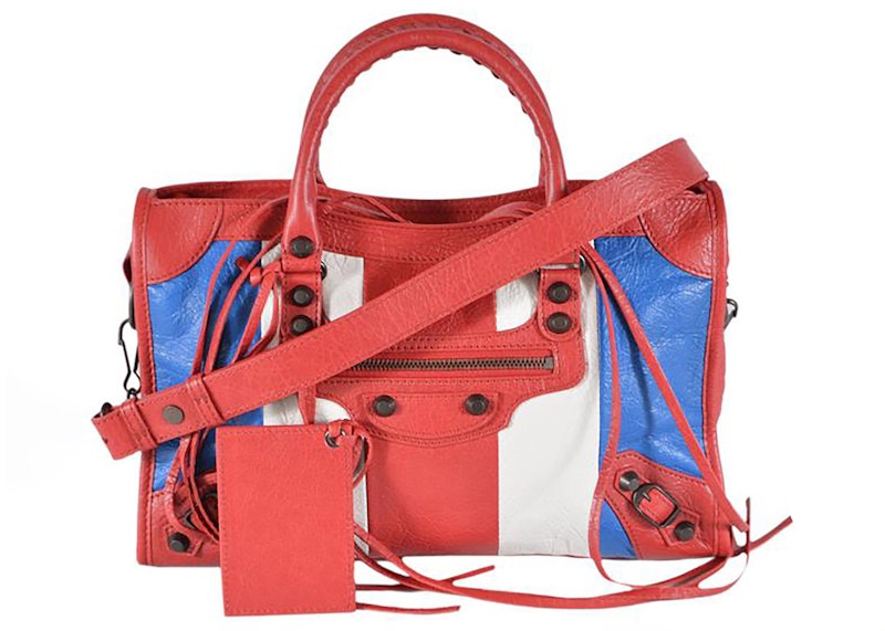 Balenciaga City Classic AJ Motorcycle Bag Small Multicolor