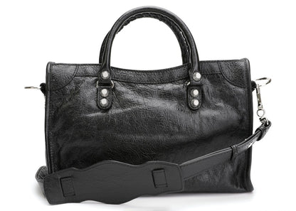 Balenciaga City Shoulder Bag Black