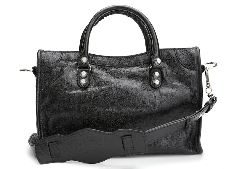 Balenciaga City Shoulder Bag Black