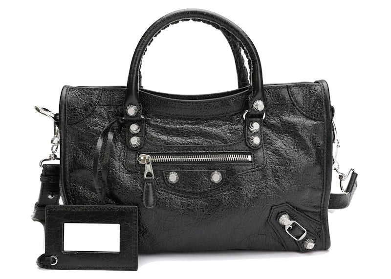 Balenciaga City Shoulder Bag Black