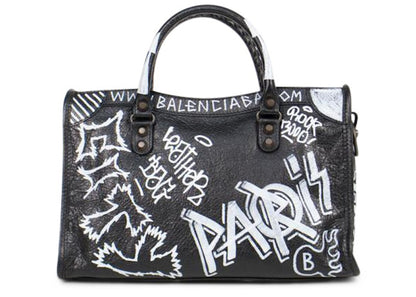 Balenciaga Classic City Arena Graffiti S Black/White