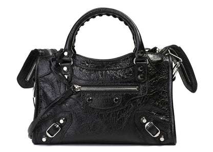 Balenciaga Classic City Shoulder Bag Mini Black