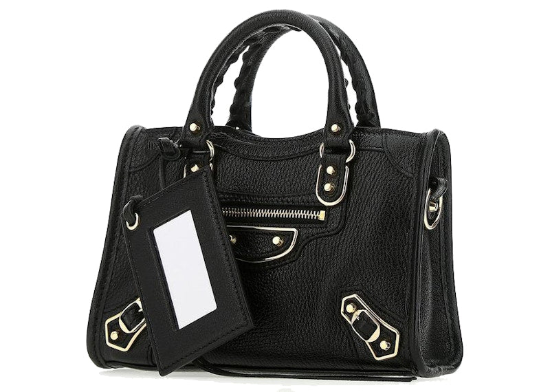 Balenciaga Classic City Top Handle Bag Nano Black