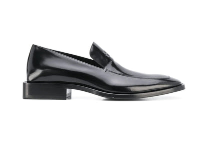 Balenciaga Coin Rim 20mm Loafers Black Leather