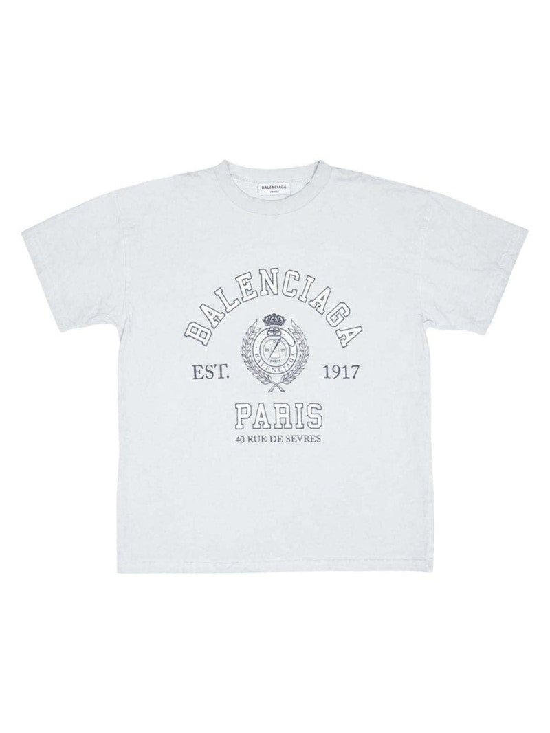 Balenciaga College 1917 T-Shirt White