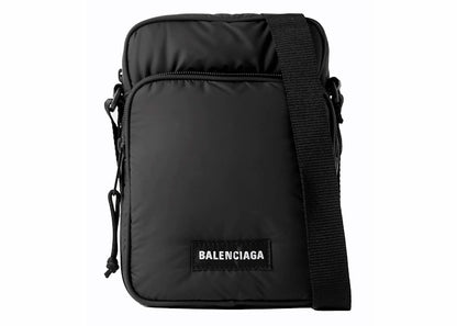 Balenciaga Crossbody Explorer Zip Bag Black