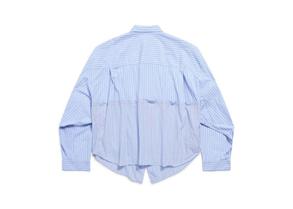 Balenciaga Cut Up Shirt Blue/White