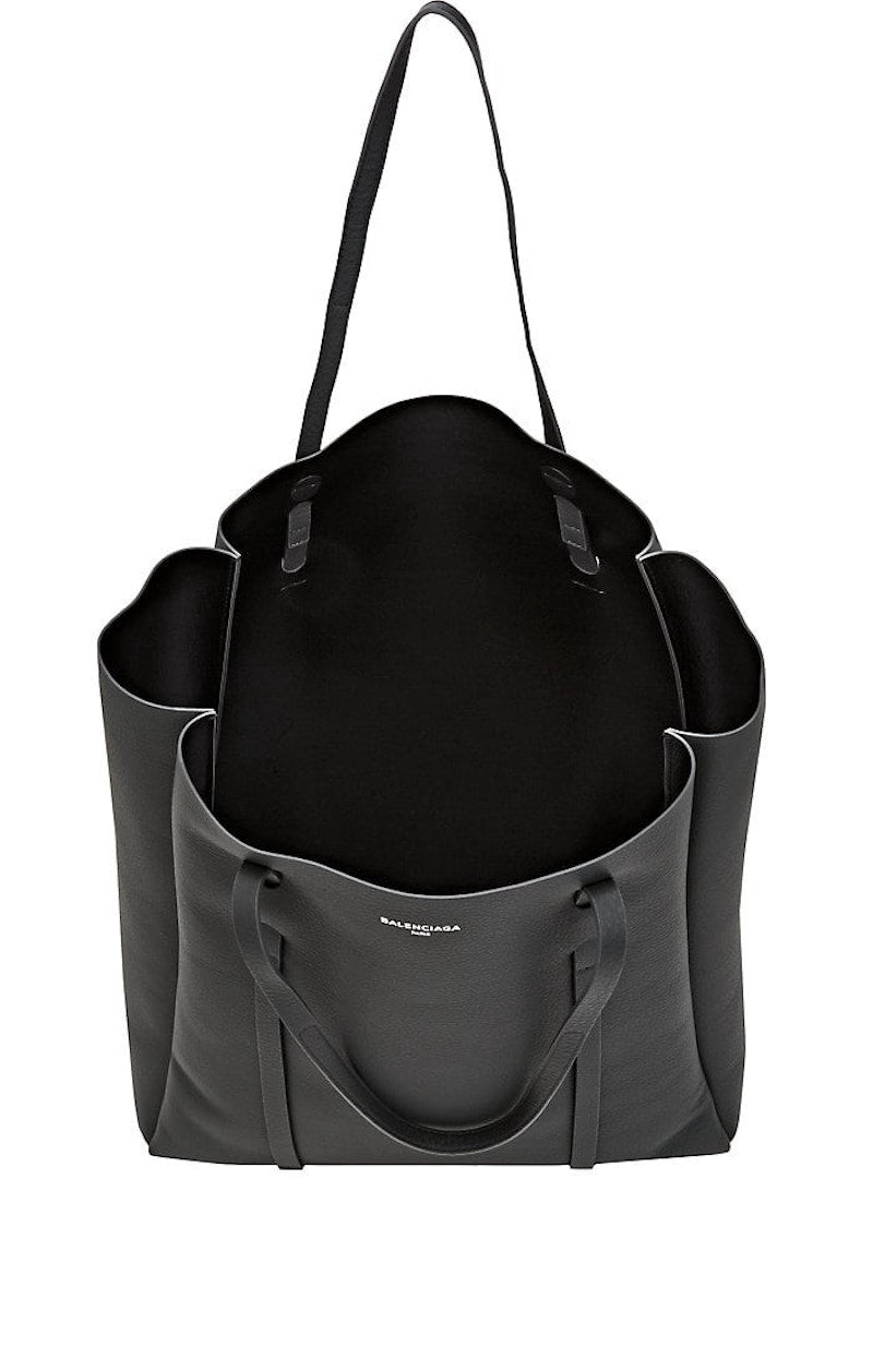 Balenciaga Detachable Pouch Everyday Tote S Black
