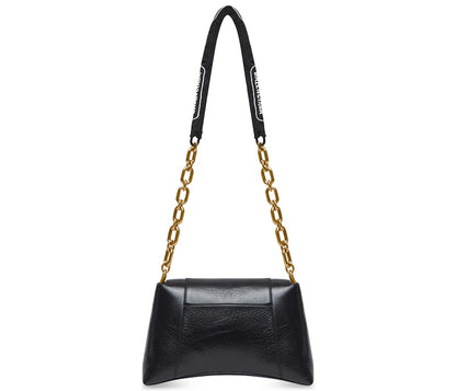 Balenciaga Downtown Shoulder Bag with Chain Small Black
