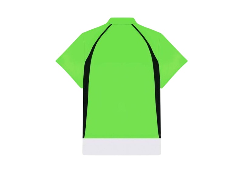 Balenciaga Embroidery Polo Shirt Green/Blacak