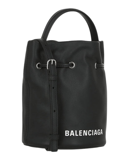 Balenciaga Everyday Drawstring Bucket XS Black