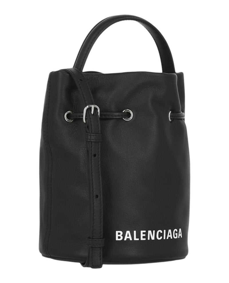 Balenciaga Everyday Drawstring Bucket XS Black