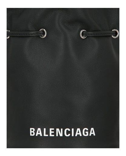 Balenciaga Everyday Drawstring Bucket XS Black