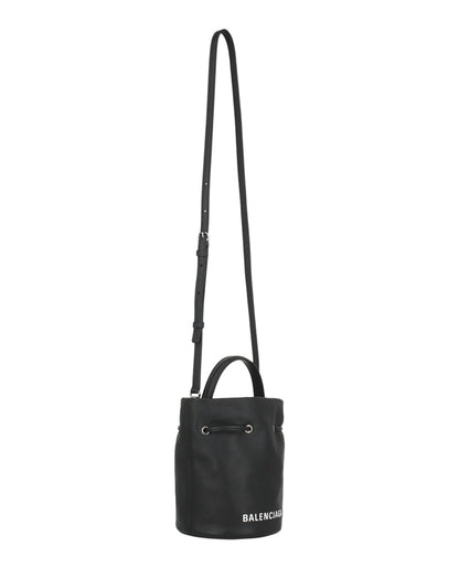 Balenciaga Everyday Drawstring Bucket XS Black