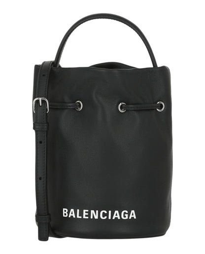 Balenciaga Everyday Drawstring Bucket XS Black