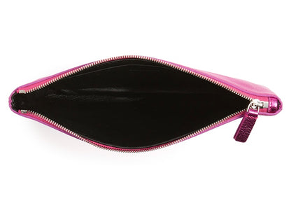 Balenciaga Everyday Leather Pouch Metallic Pink