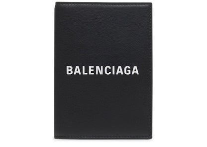Balenciaga Everyday Passport Holder Black/White