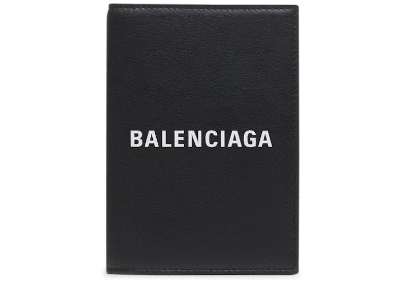 Balenciaga Everyday Passport Holder Black/White