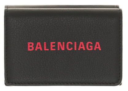 Balenciaga Everyday Trifold Wallet Black