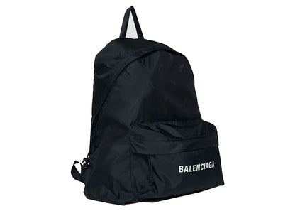 Balenciaga Expandable Backpack Black/White