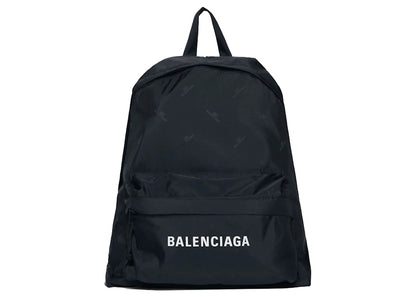 Balenciaga Expandable Backpack Black/White