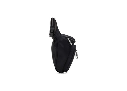 Balenciaga Explorer Sporty B Logo Embroidered Beltpack Medium Black