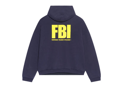Balenciaga FBI Print Year Of The Tiger Reversible Hoodie Dark Blue/Black/Yellow