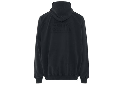 Balenciaga Fashion Institute Oversized Hoodie Washed Black
