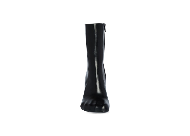 Balenciaga Fetish 80mm Bootie Black Sheepskin