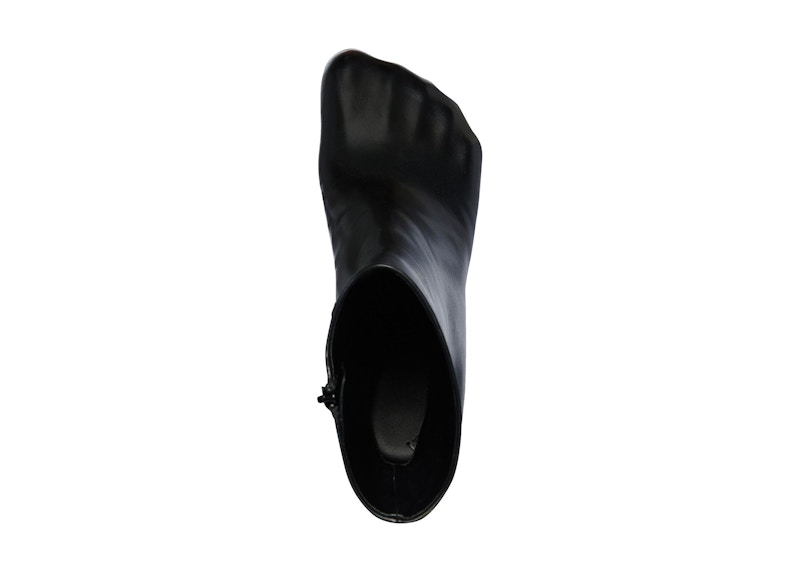 Balenciaga Fetish 80mm Bootie Black Sheepskin
