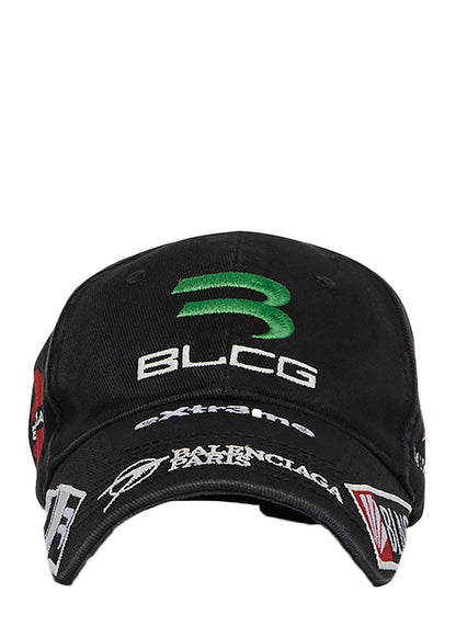 Balenciaga Gamer Embroidered Hat Black