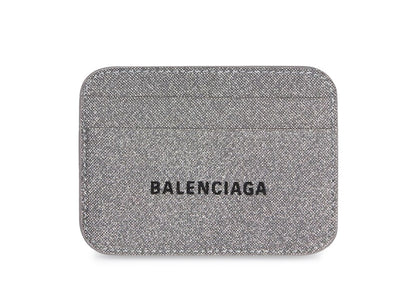 Balenciaga Glitter Cash Card Holder (4 slot) Grey