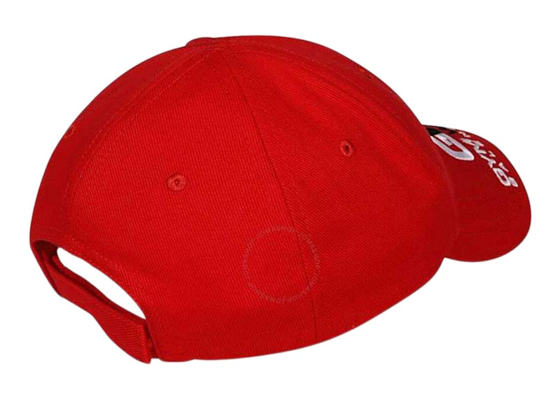 Balenciaga Gym Wear Velcro Strap Cap Red/White/Black