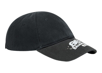 Balenciaga Hand Drawn BB Icon Velcro Tab Cap Black/White
