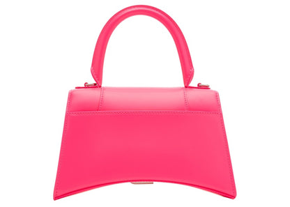Balenciaga Hourglass Small Top Handle Bag Acid Fuchsia
