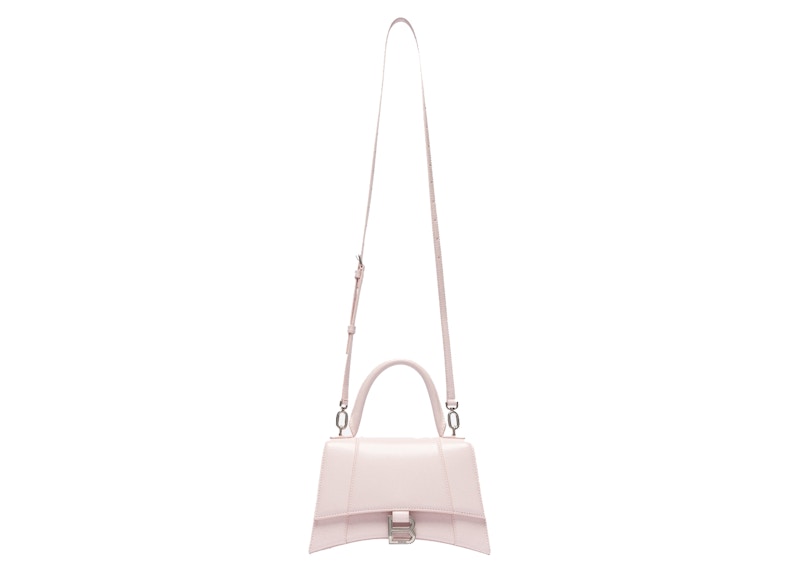 Balenciaga Hourglass Small Top Handle Bag Rosa