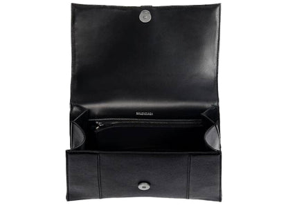 Balenciaga Hourglass Top Handle Bag Medium Black