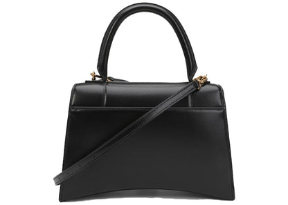 Balenciaga Hourglass Top Handle Bag Medium Black
