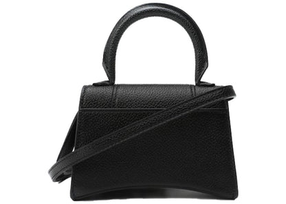 Balenciaga Hourglass Top Handle Bag Mini Black