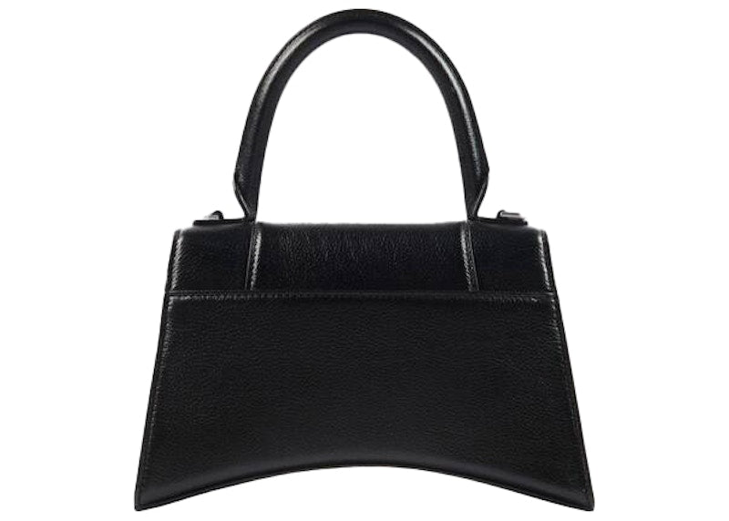 Balenciaga Hourglass Top Handle Bag Small Black