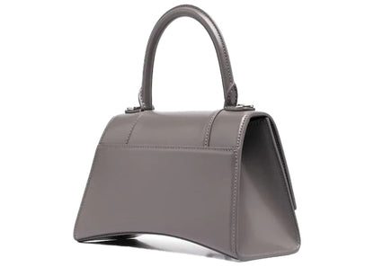 Balenciaga Hourglass Top Handle Bag Small Grey