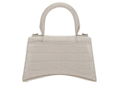 Balenciaga Hourglass Top Handle Bag XS Beige