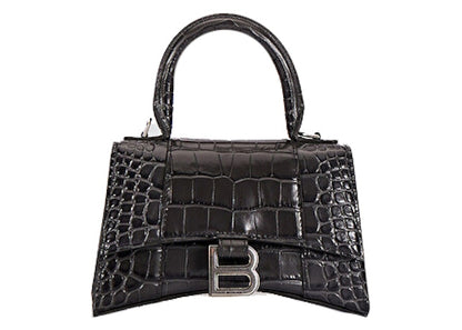 Balenciaga Hourglass Top Handle Bag XS Dark Gray