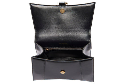 Balenciaga Hourglass Top Handle Small Black