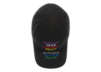 Balenciaga Languages Cap Black Multi
